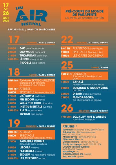 Programme au format PDF