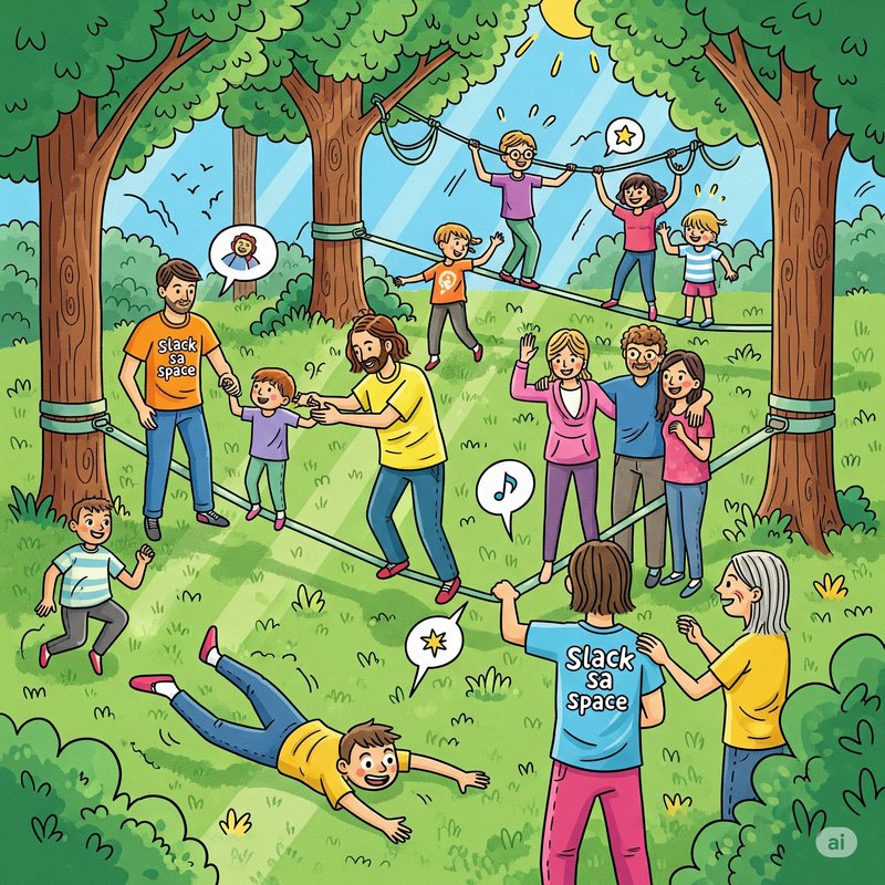 Initiations slack-line (Slack sa space)