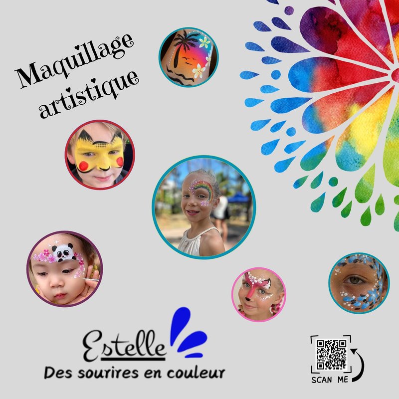 Maquillage enfants - Des sourires en couleurs